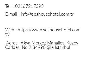 Sea House Hotel iletiim bilgileri